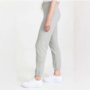 Mother The Bender Sweatpants Size XS NWT Move It Heather Gray Joggers Retro